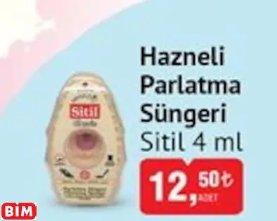 SİTİL HAZNELİ PARLATMA SÜNGERİ SİTİL HAZNELİ PARLATMA SÜNGERİ